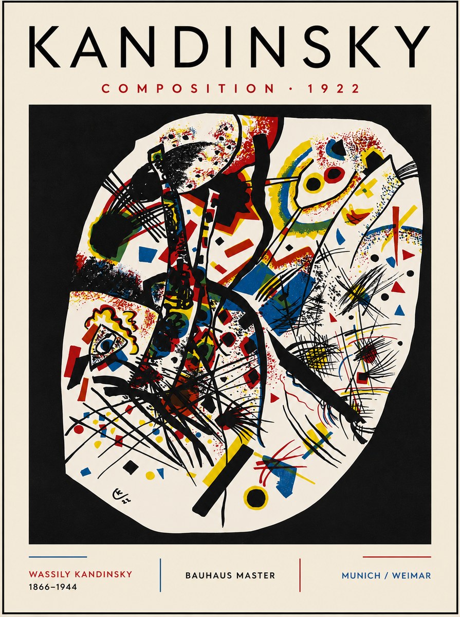 Kandinsky Composition 1922 No6 - Poster