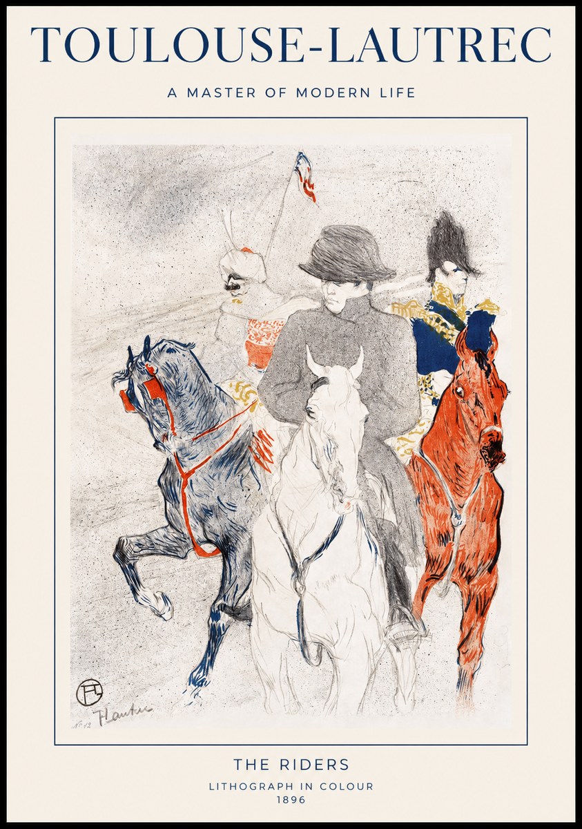 Toulouse-Lautrec The Riders No1 - Poster