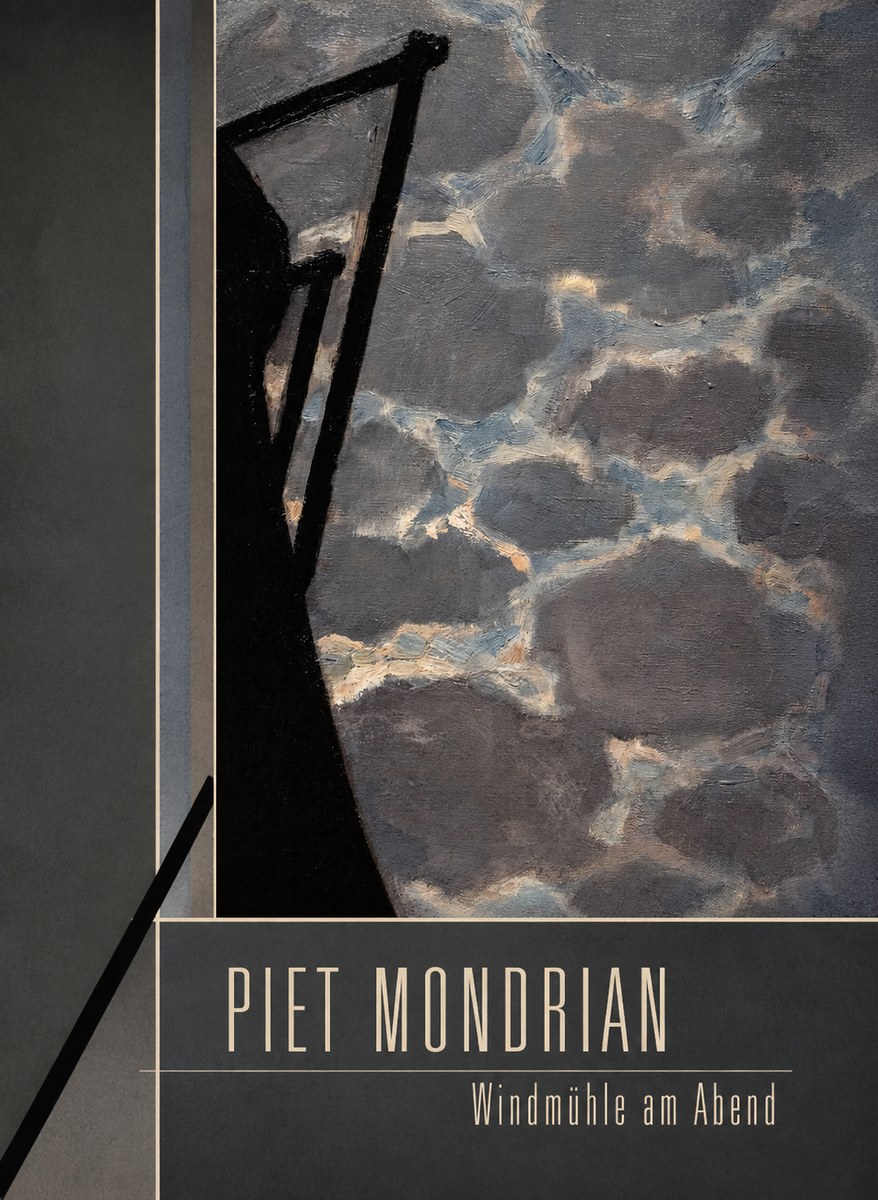 Piet Mondrian Windmühle Am Abend I No2 - Poster
