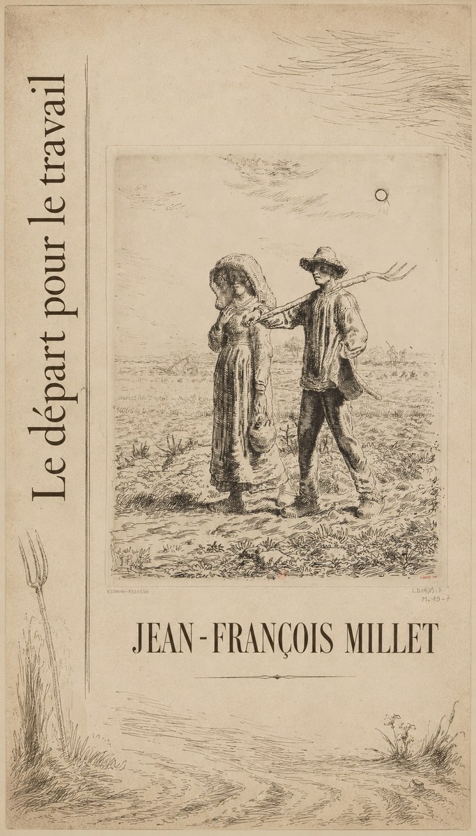 Jean-François Millet Le Départ Pour Le Travail II No5 - Poster