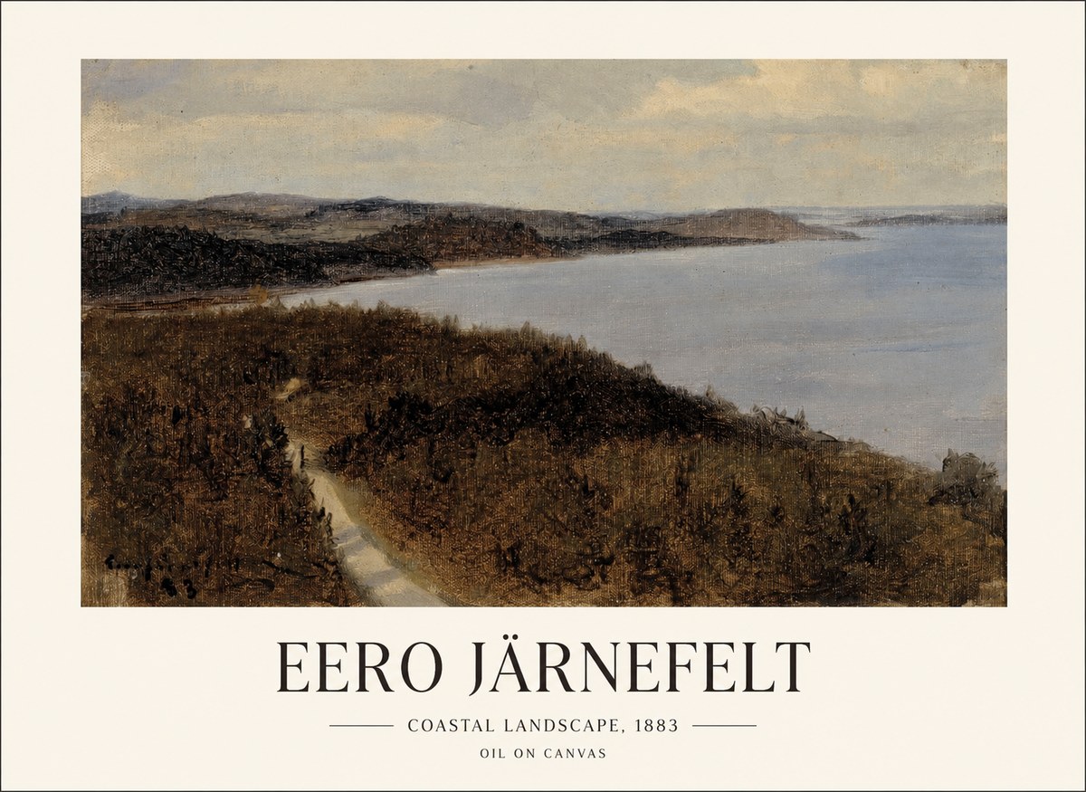 Eero Järnefelt Coastal Landscape, 1883 No1 - Poster