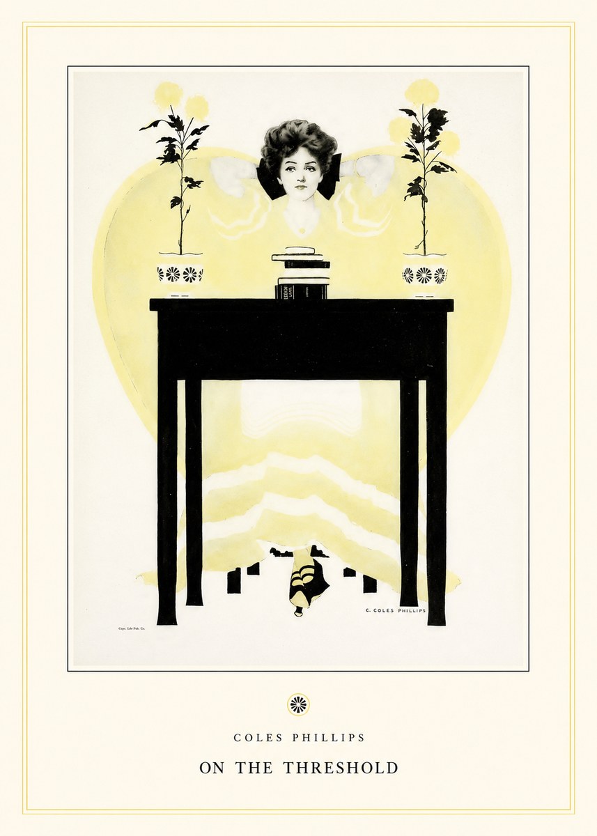 Coles Phillips On the Threshold No4 - Poster