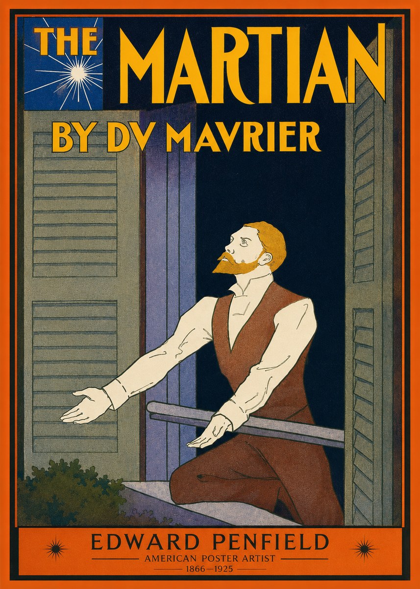 Edward Penfield The Martian by Dv Mavrier No2 - Poster