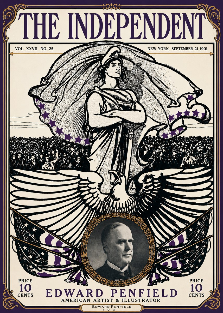 Edward Penfield The Independent No6 - Poster