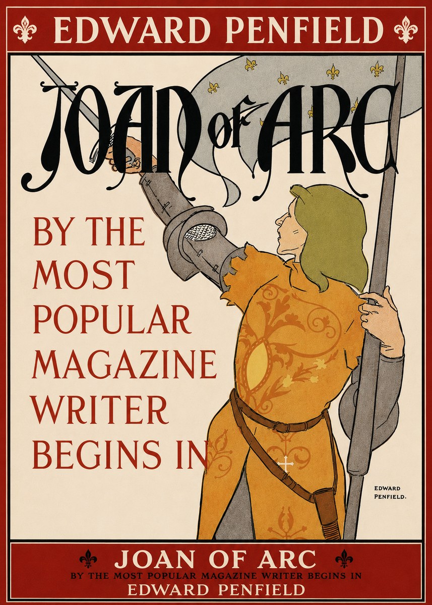 Edward Penfield Joan of Arc No4 - Poster