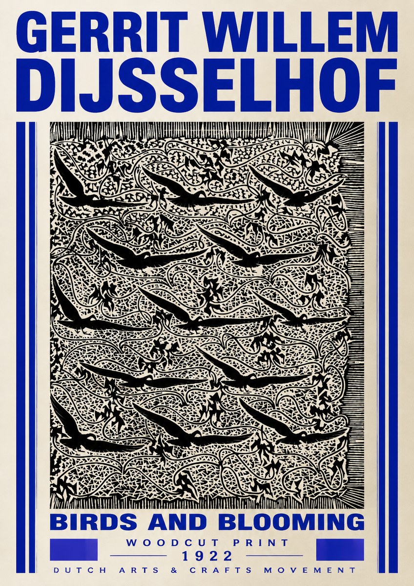 Gerrit Willem Dijsselhof Decorative Design No5 - Poster