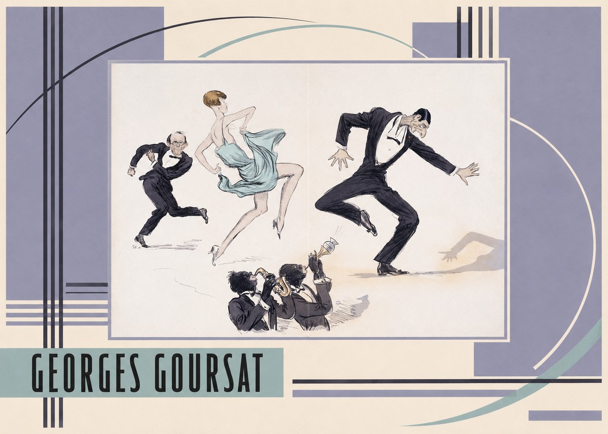 Georges Goursat Jazz Age Revelry No3 - Poster