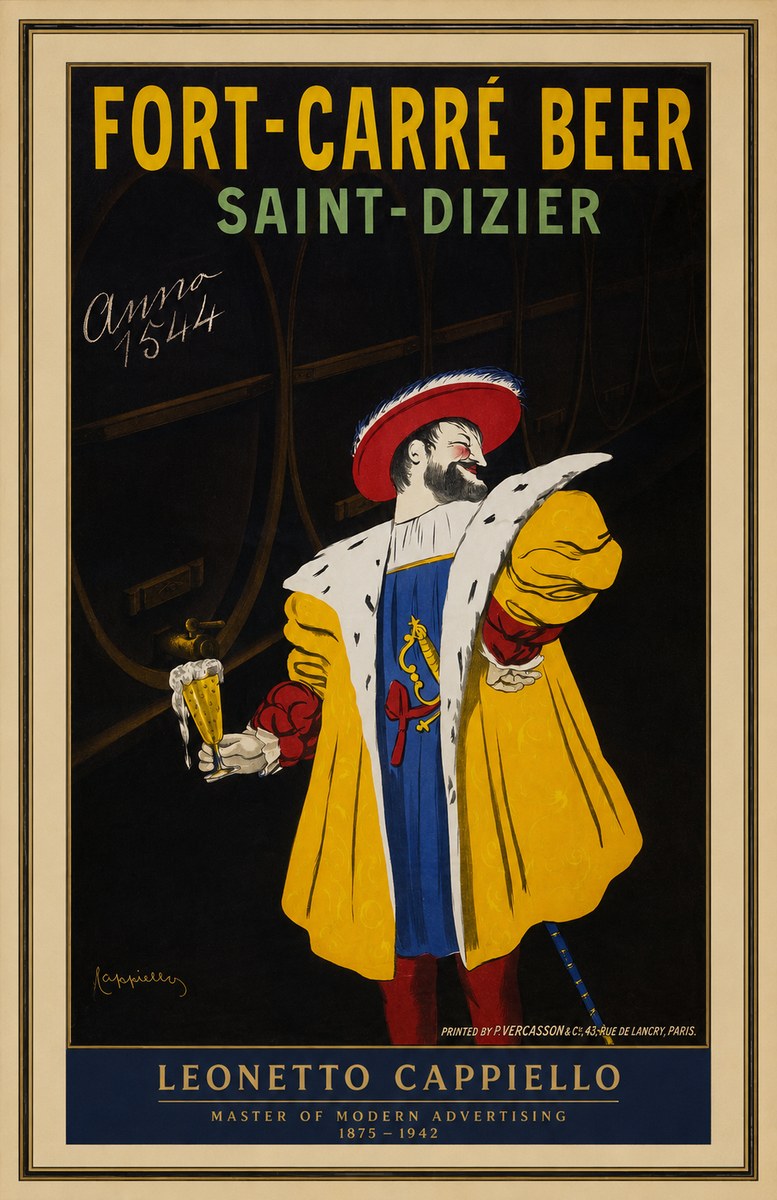 Leonetto Cappiello Fort-carré Beer Saint-dizier No1 - Poster