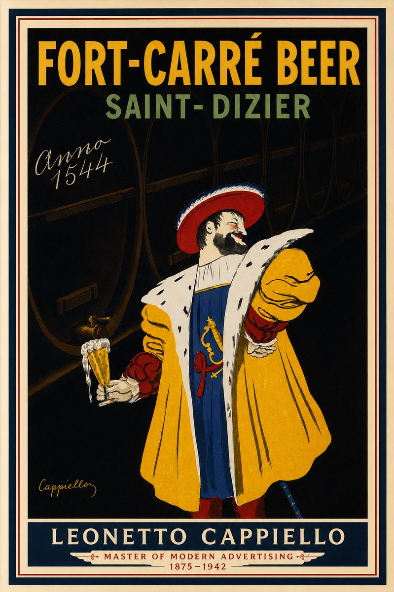 Leonetto Cappiello Fort-carré Beer Saint-dizier No4 - Poster