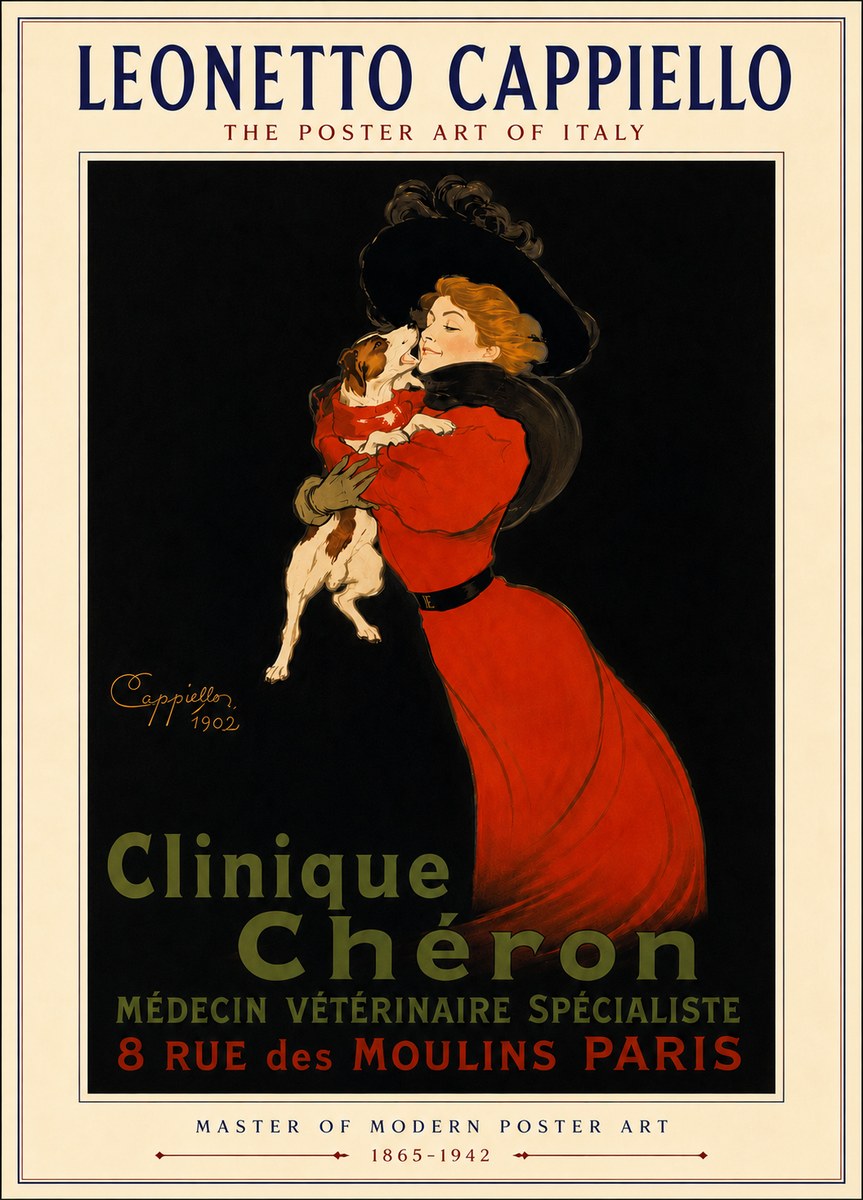 Leonetto Cappiello Clinique Chéron No5 - Poster