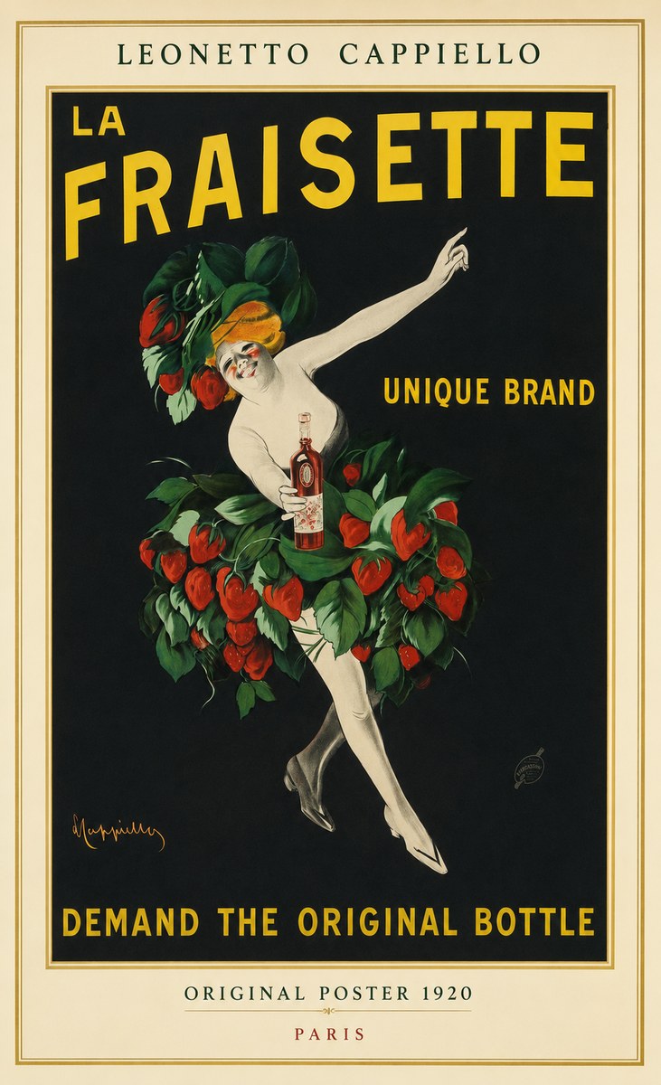 Leonetto Cappiello La Fraisette No1 - Poster