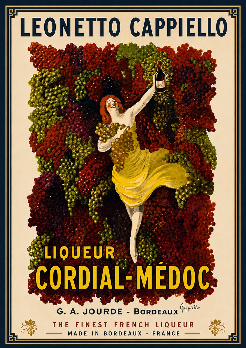 Leonetto Cappiello Liqueur Cordial-médoc No5 - Poster