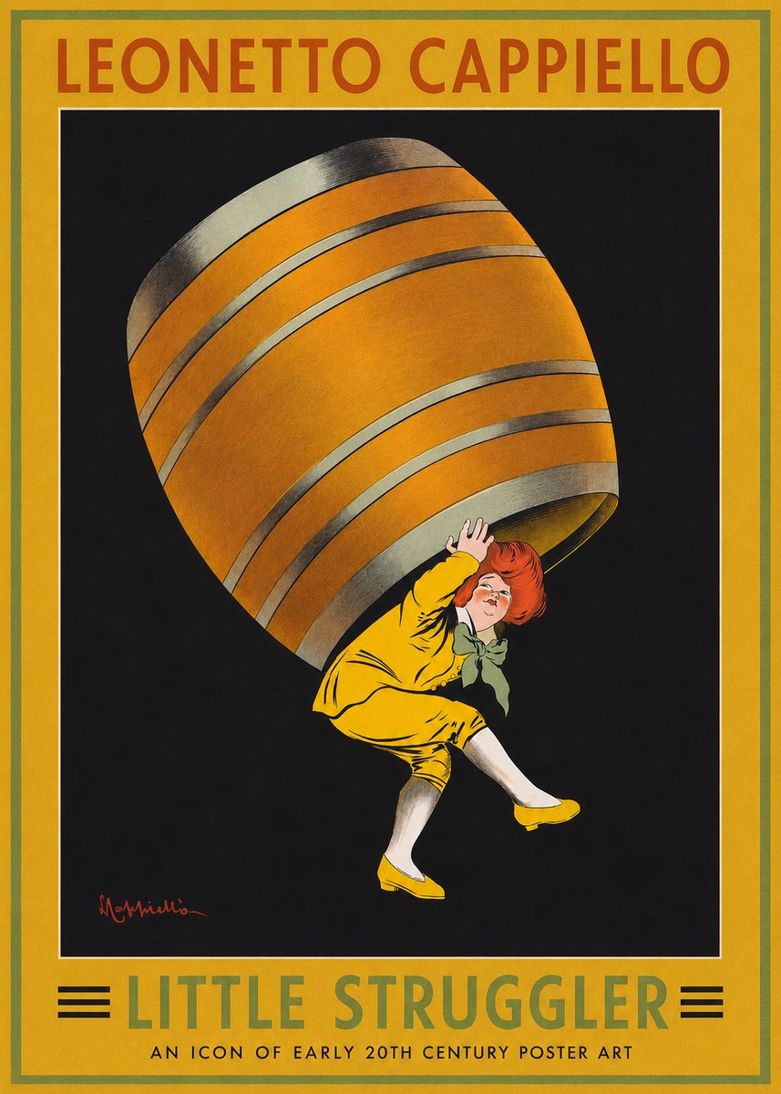 Leonetto Cappiello Little Struggler No2 - Poster