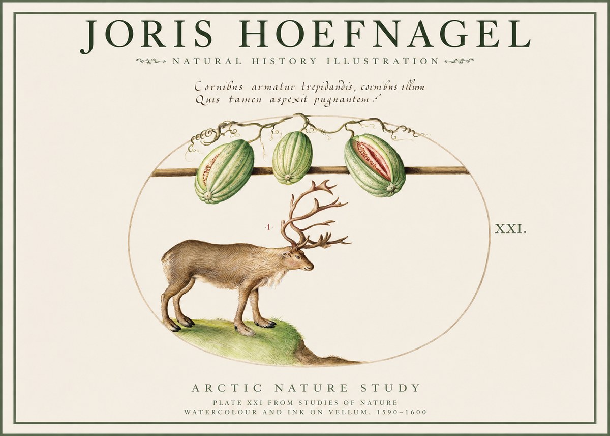 Joris Hoefnagel Arctic Nature Study No1 - Poster
