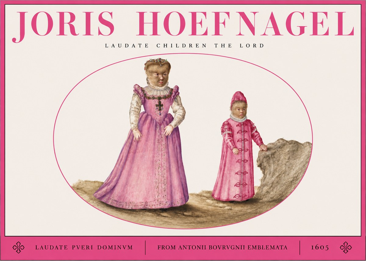 Joris Hoefnagel Laudate Pueri Dominum No4 - Poster