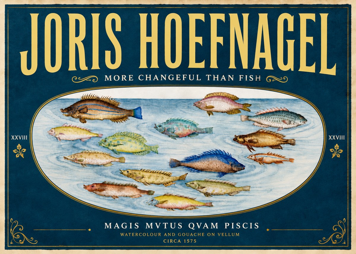 Joris Hoefnagel Fish More Than Silent No6 - Poster