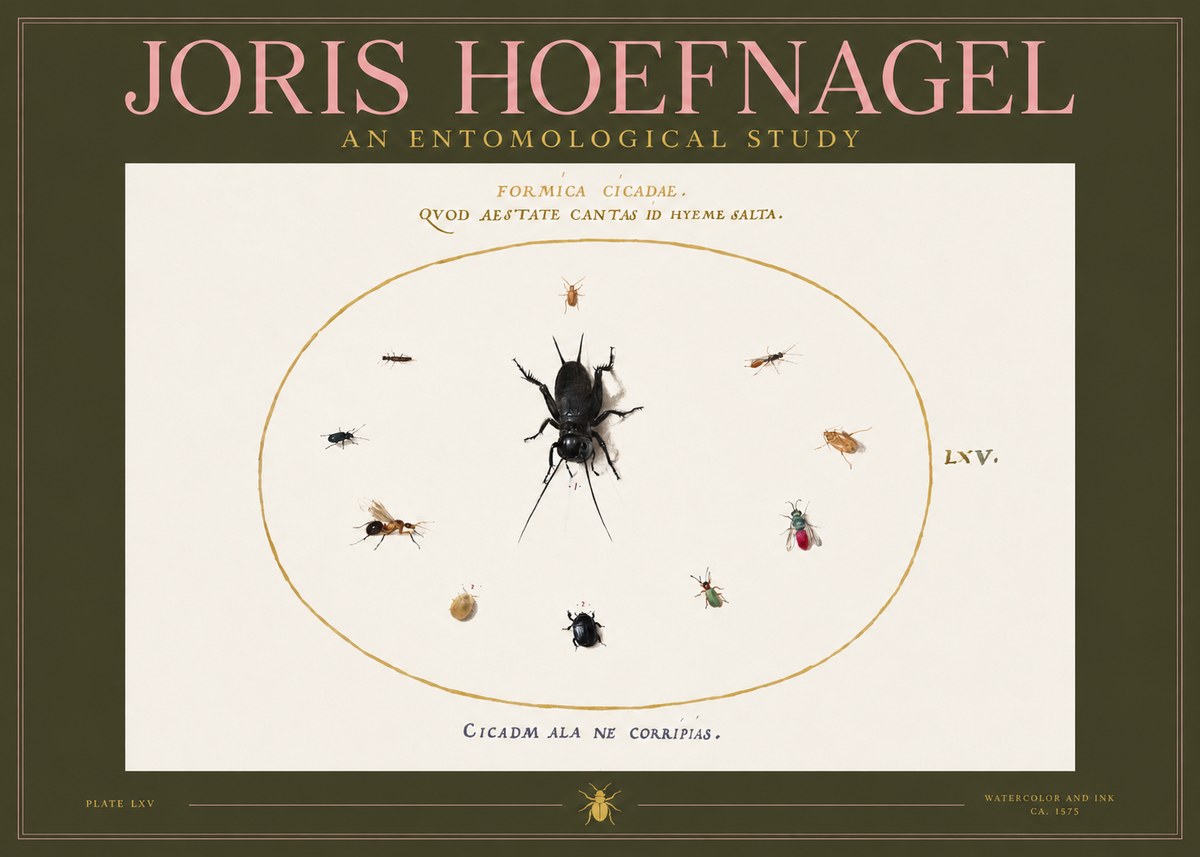 Joris Hoefnagel Formica Cicadae No2 - Poster