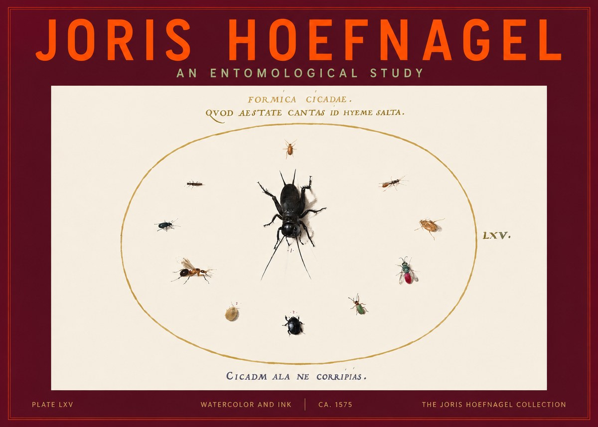 Joris Hoefnagel Formica Cicadae No4 - Poster