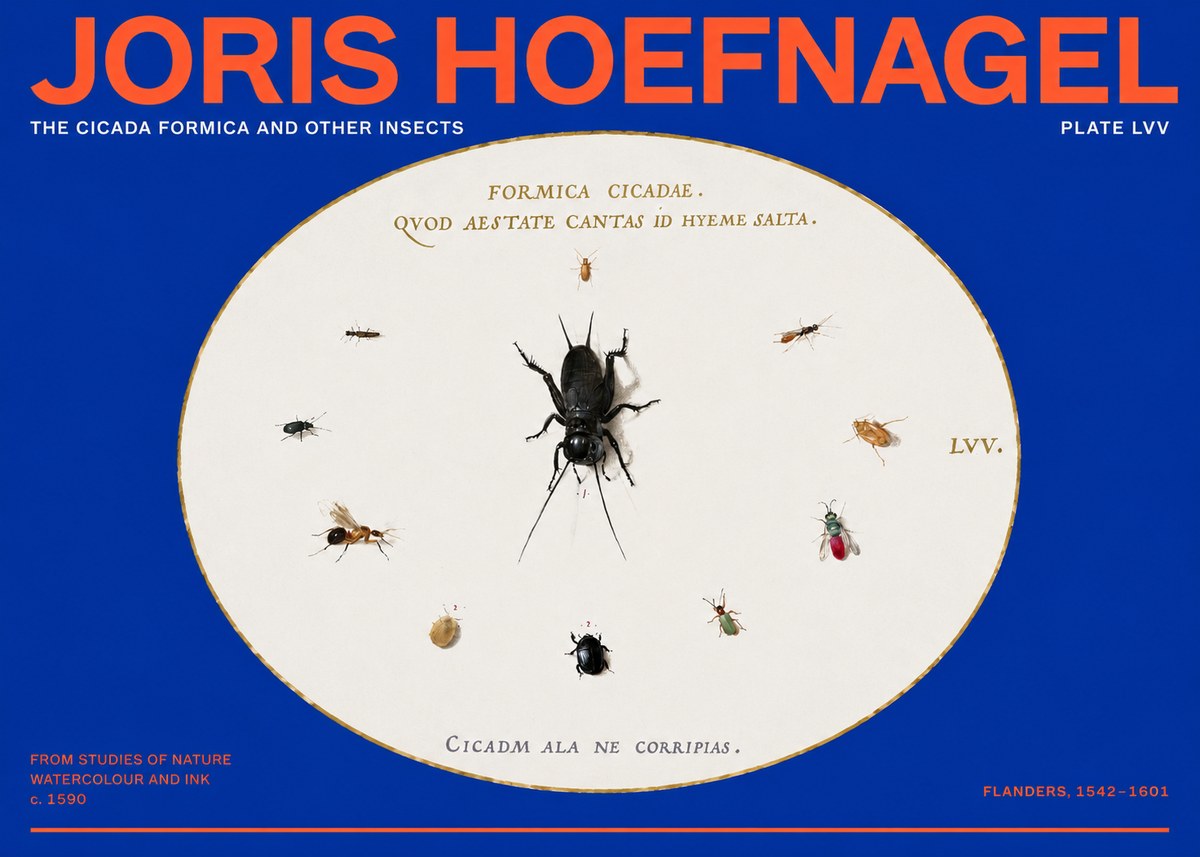 Joris Hoefnagel Formica Cicadae No6 - Poster