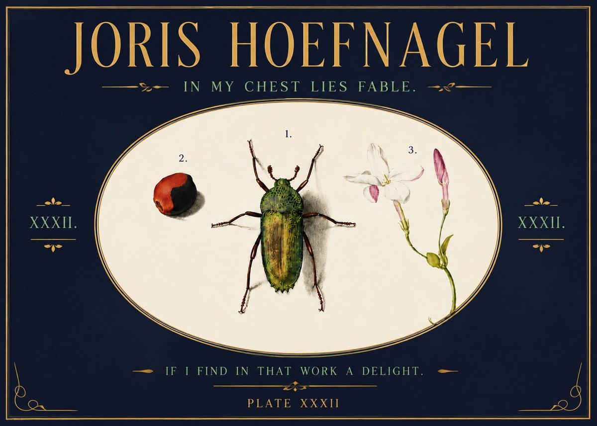 Joris Hoefnagel In My Chest Lies Fable No4 - Poster