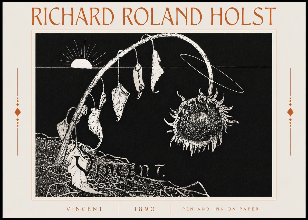Richard Roland Holst Vincent No6 - Poster