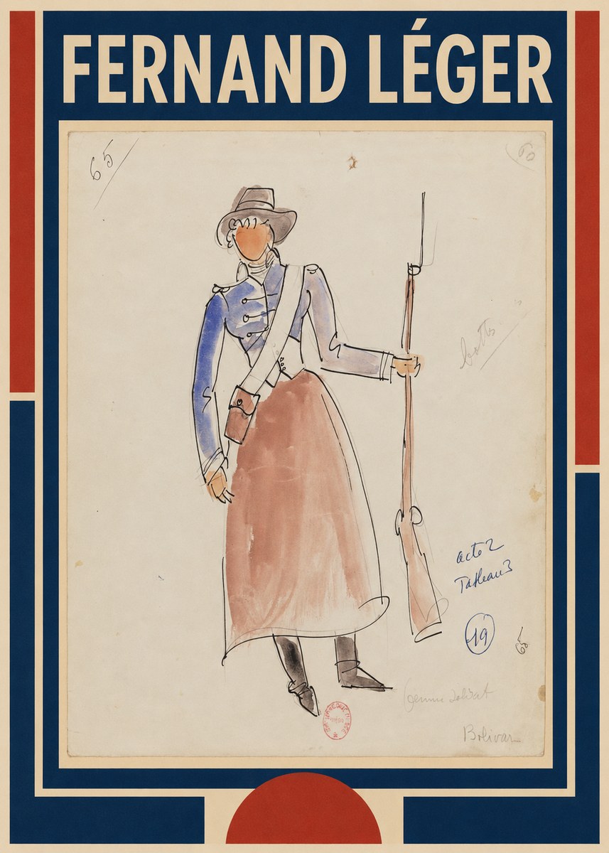 Fernand Léger Jeune Soldat No1 - Poster