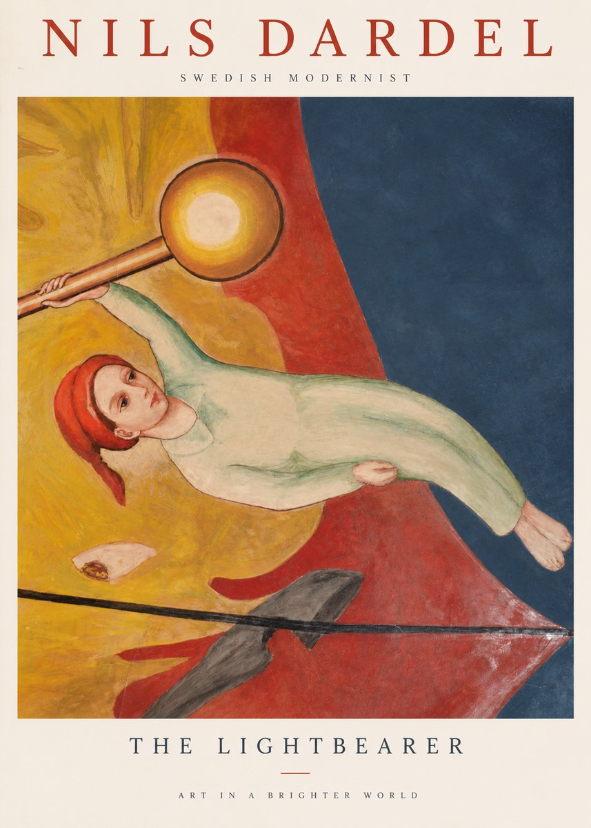 Nils Dardel The Lightbearer No1 - Poster