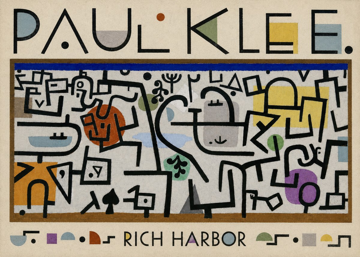 Paul Klee Rich Harbor No6 - Poster