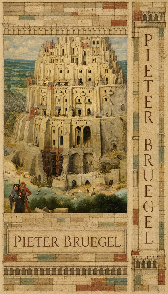 Pieter Bruegel The Tower of Babel IV No6 - Poster