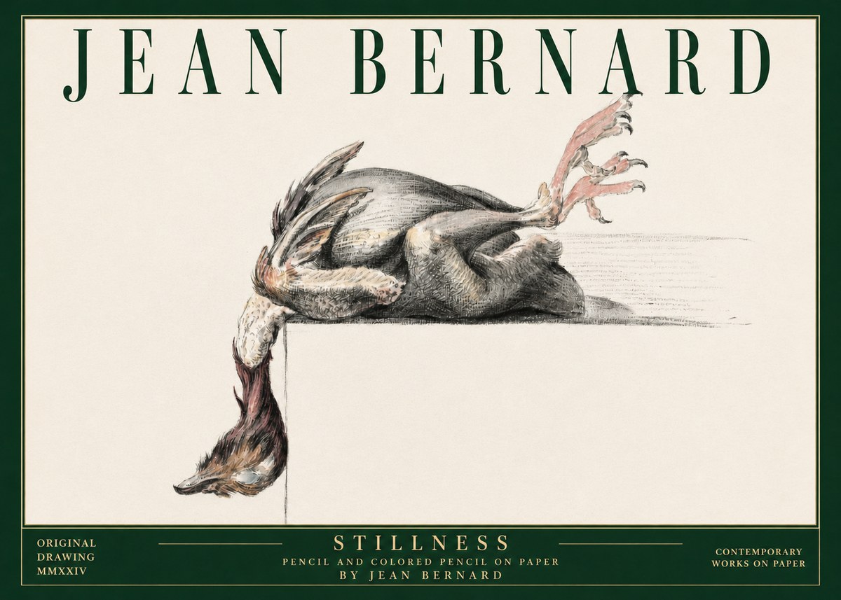 Jean Bernard Stillness No3 - Poster