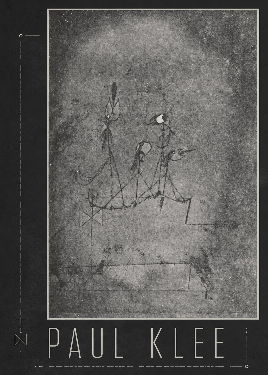 Paul Klee Group of Figures No3 - Poster