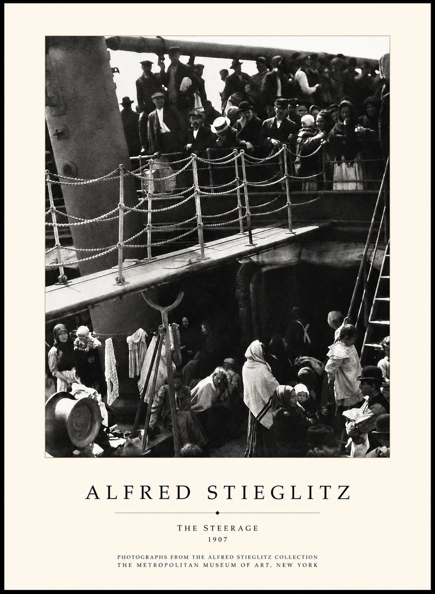 Alfred Stieglitz The Steerage – 1907 No5 - Poster