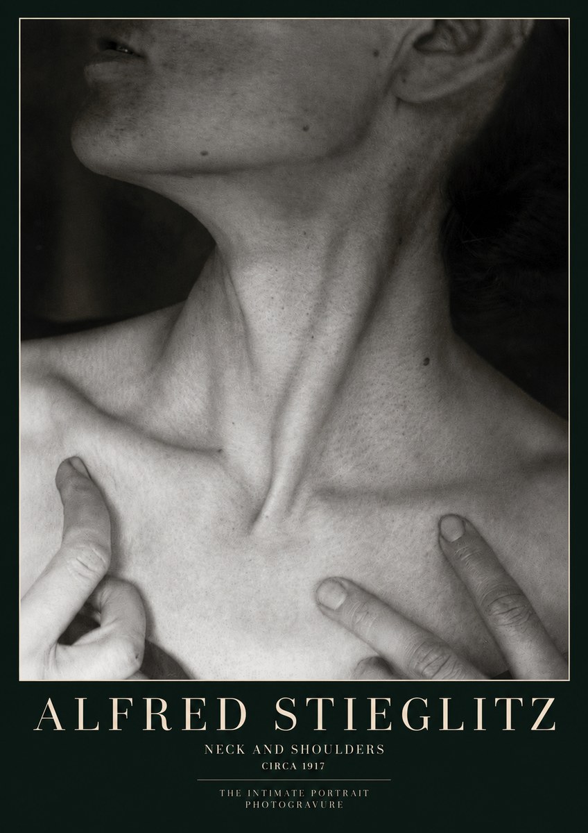 Alfred Stieglitz Neck and Shoulders No3 - Poster