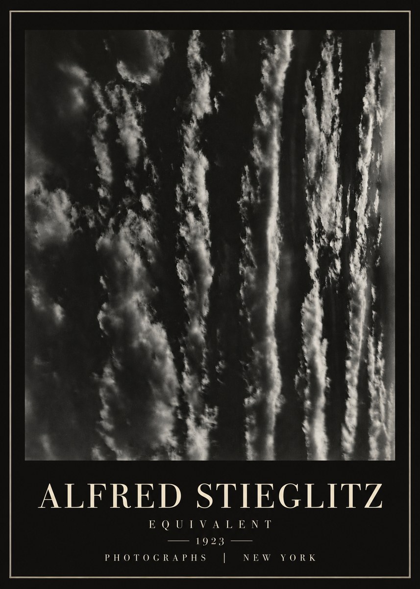 Alfred Stieglitz Equivalent I No6 - Poster