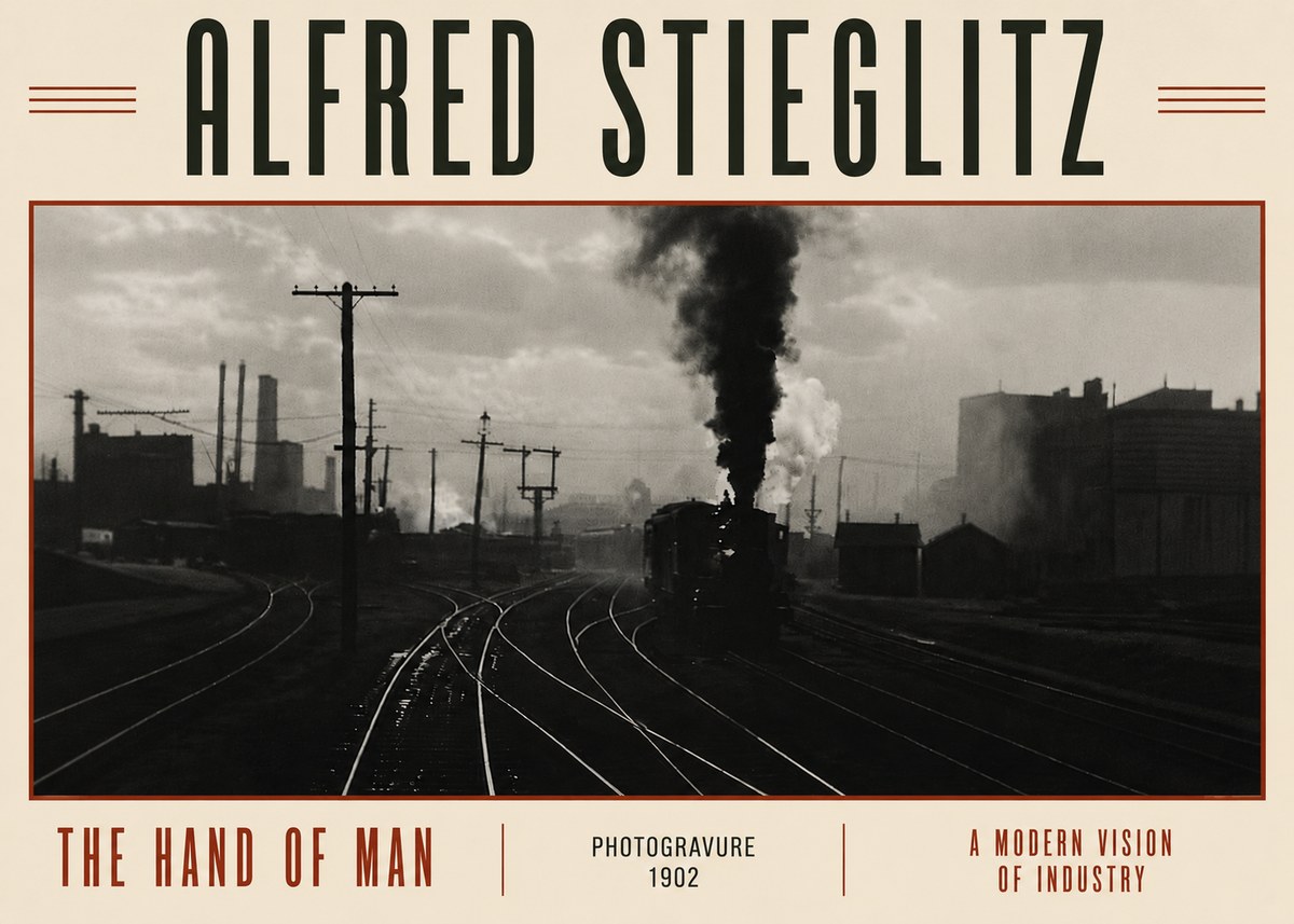Alfred Stieglitz The Hand of Man I No6 - Poster