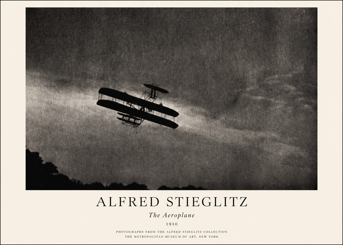 Alfred Stieglitz The Aeroplane No1 - Poster