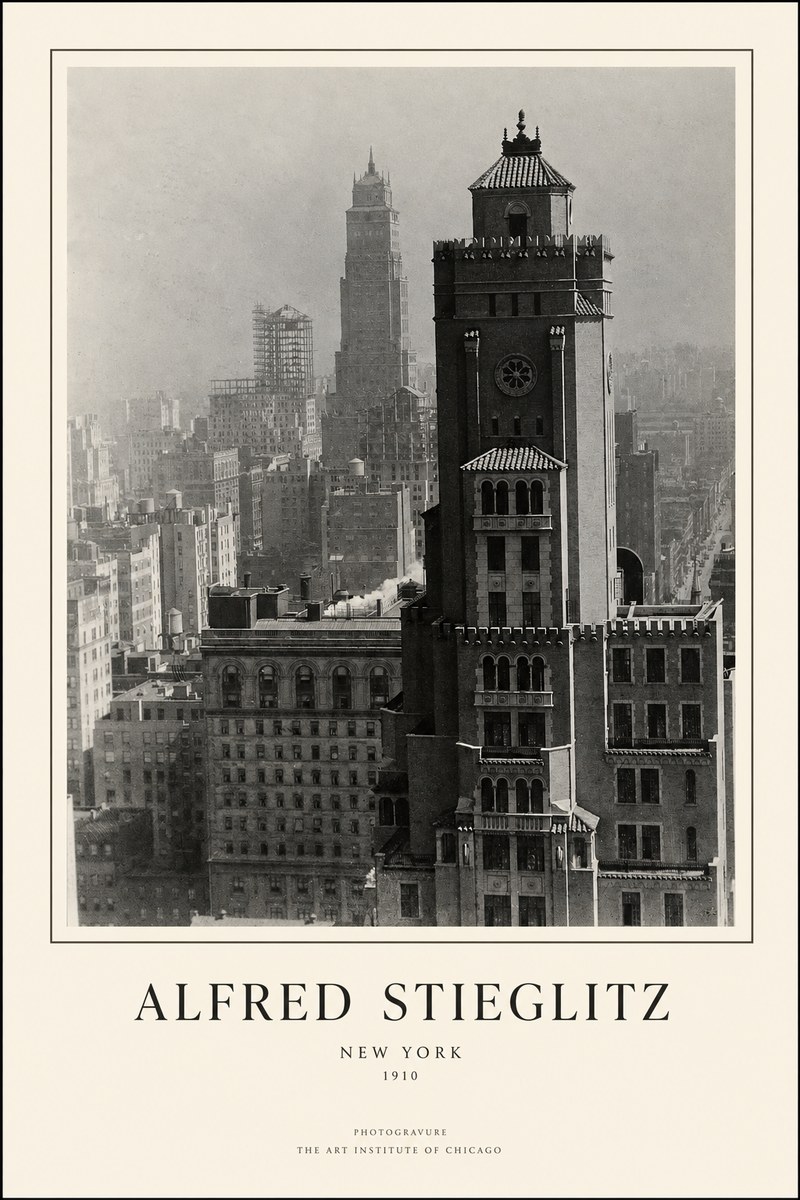 Alfred Stieglitz New York No1 - Poster