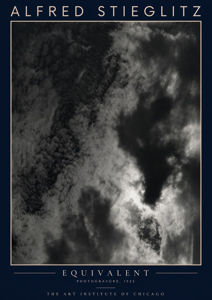 Alfred Stieglitz Equivalent V No4 - Poster