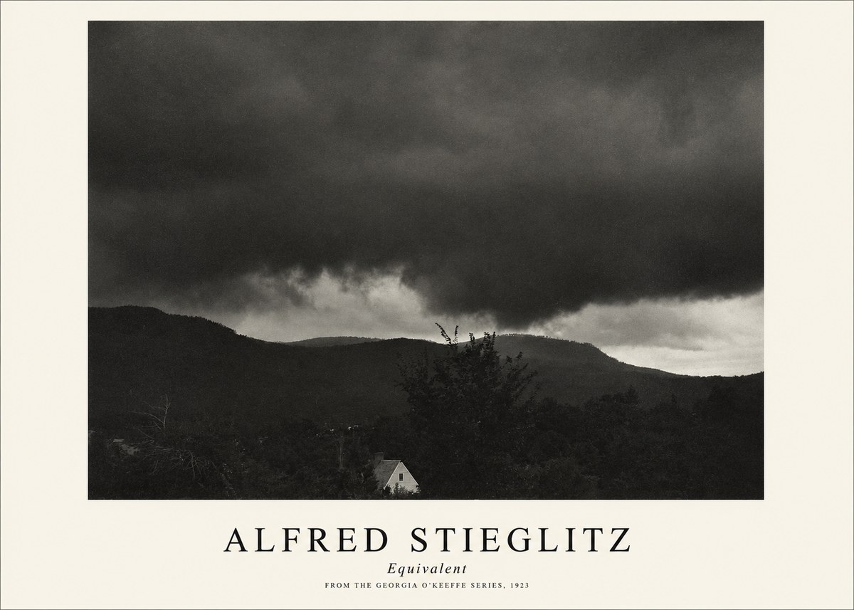 Alfred Stieglitz Equivalent VI No1 - Poster