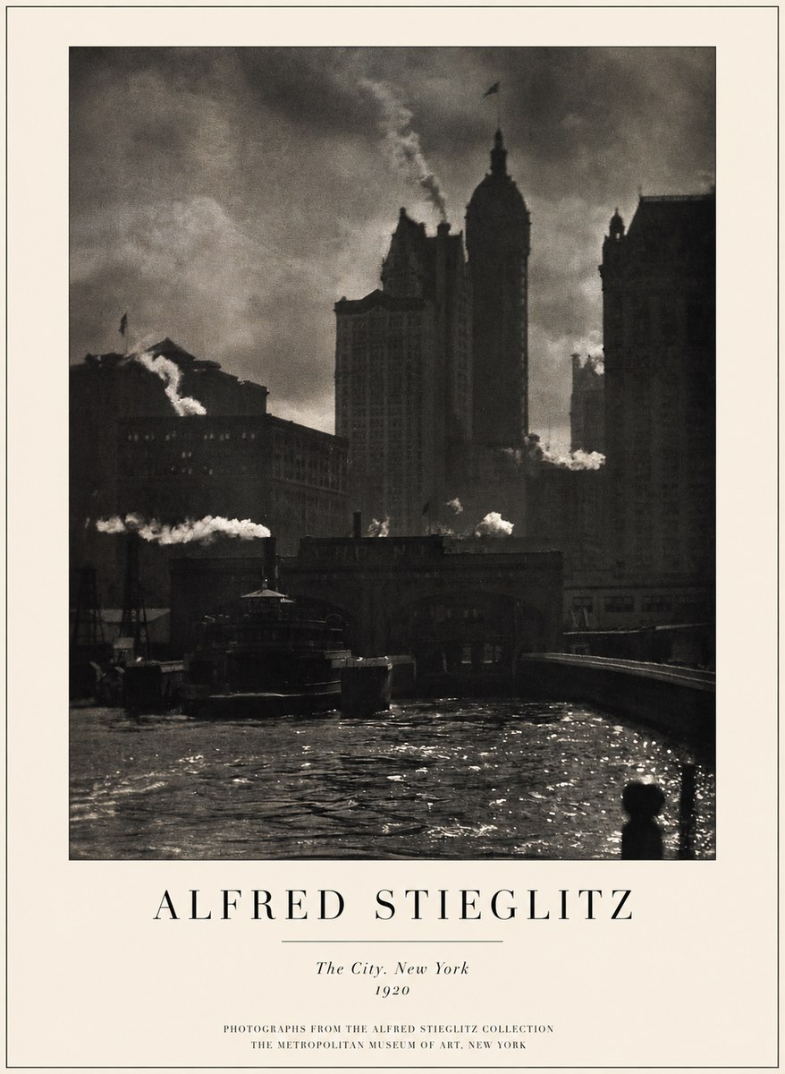 Alfred Stieglitz The City. New York No1 - Poster