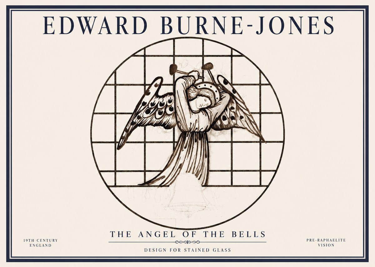 Edward Burne-Jones The Angel of the Bells No1 - Poster