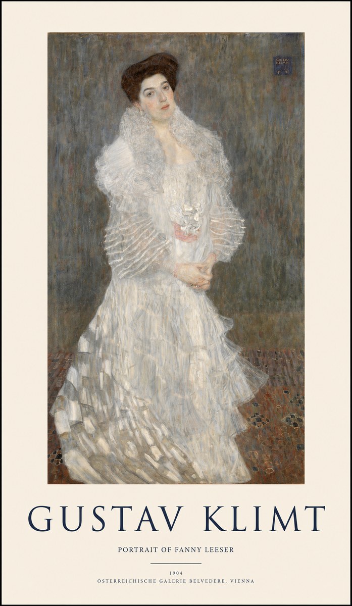 Klimt Portrait of Fanny Leeser No1 - Poster
