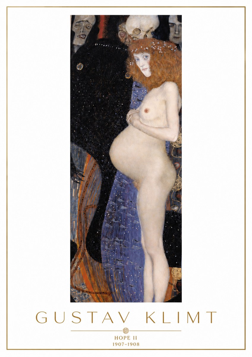 Klimt Hope Ii No4 - Poster