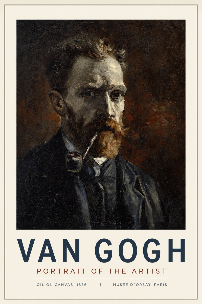 Van Gogh Portrait of the Artist I No4 - Poster