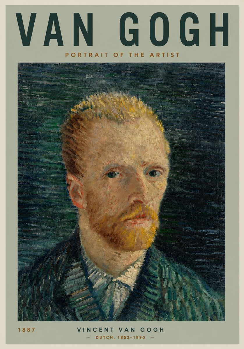 Van Gogh Portrait of the Artist II No4 - Poster