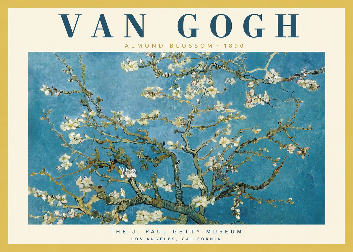 Van Gogh Almond Blossom No6 - Poster