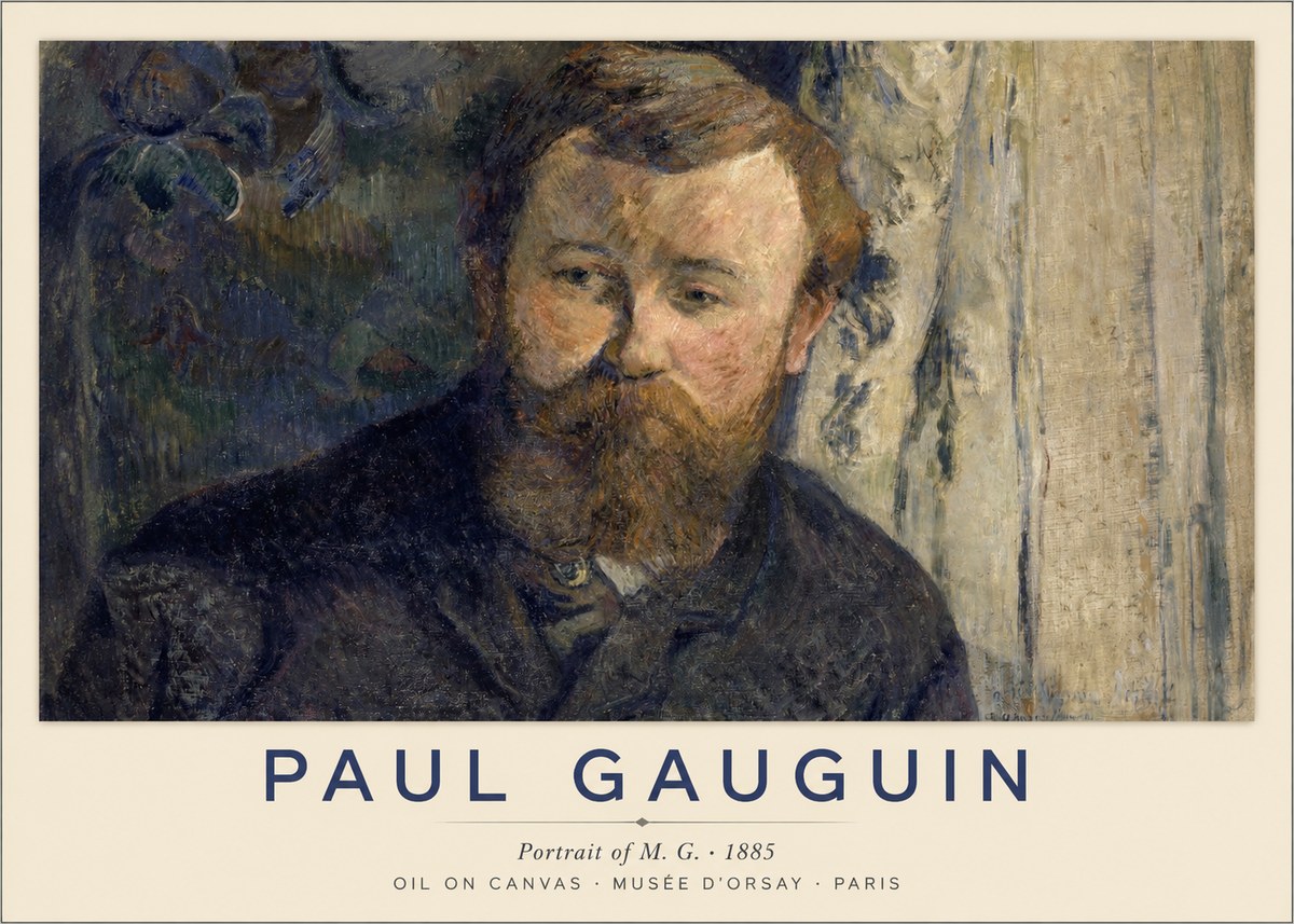 Paul Gauguin Portrait of the Artist (Self-portrait) No6 - Poster