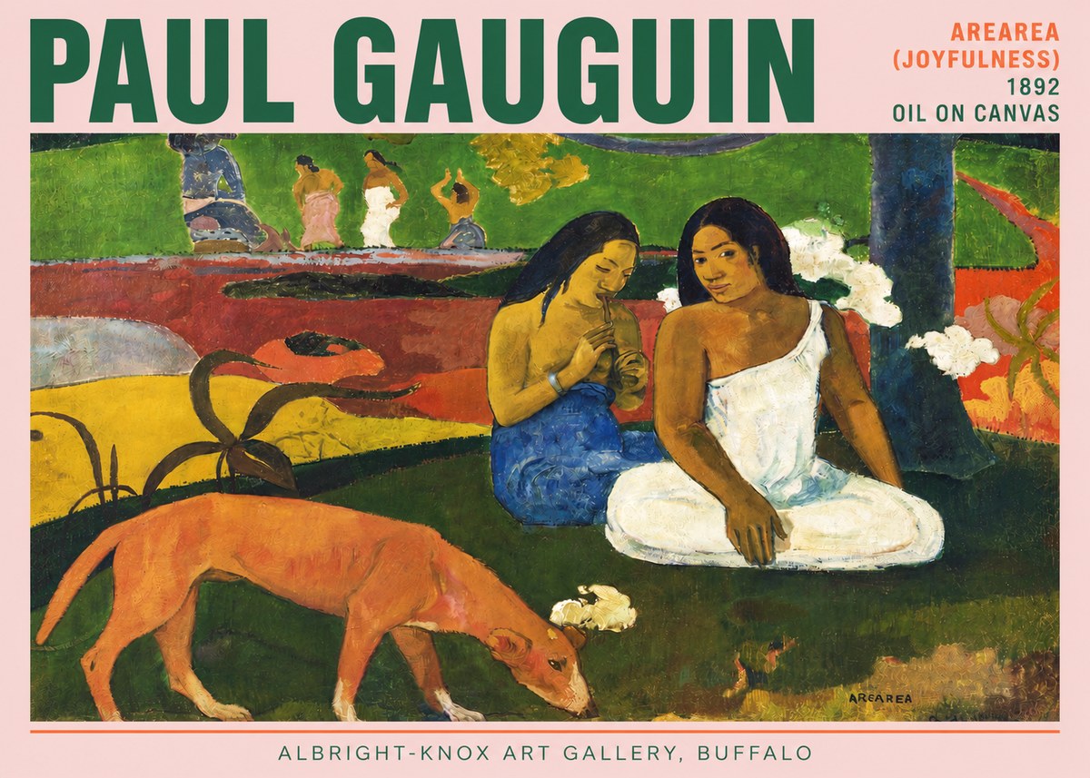Paul Gauguin Arearea (Joyfulness) No3 - Poster