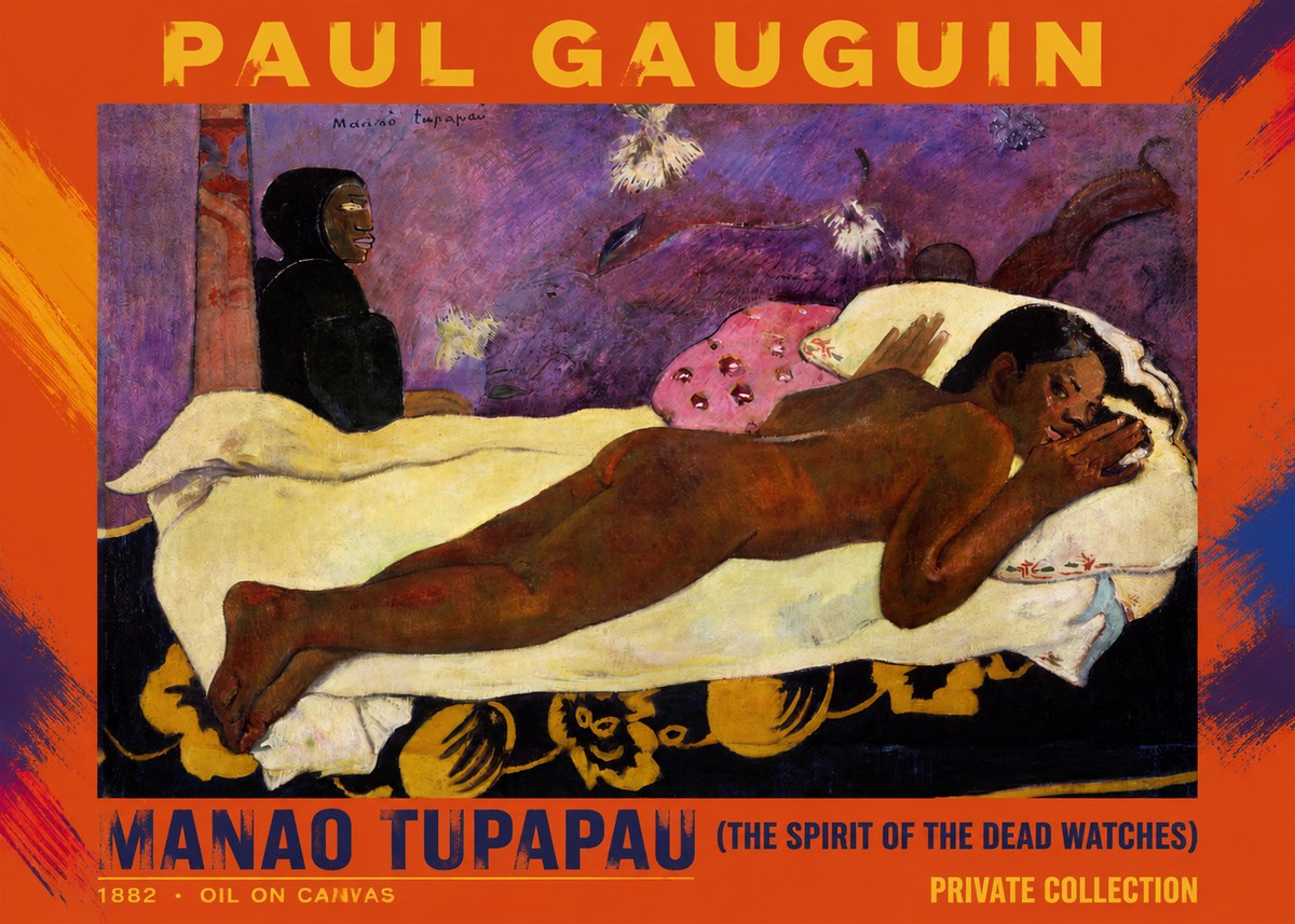 Paul Gauguin Manao Tupapau (the Spirit of the Dead Watches) No3 - Poster
