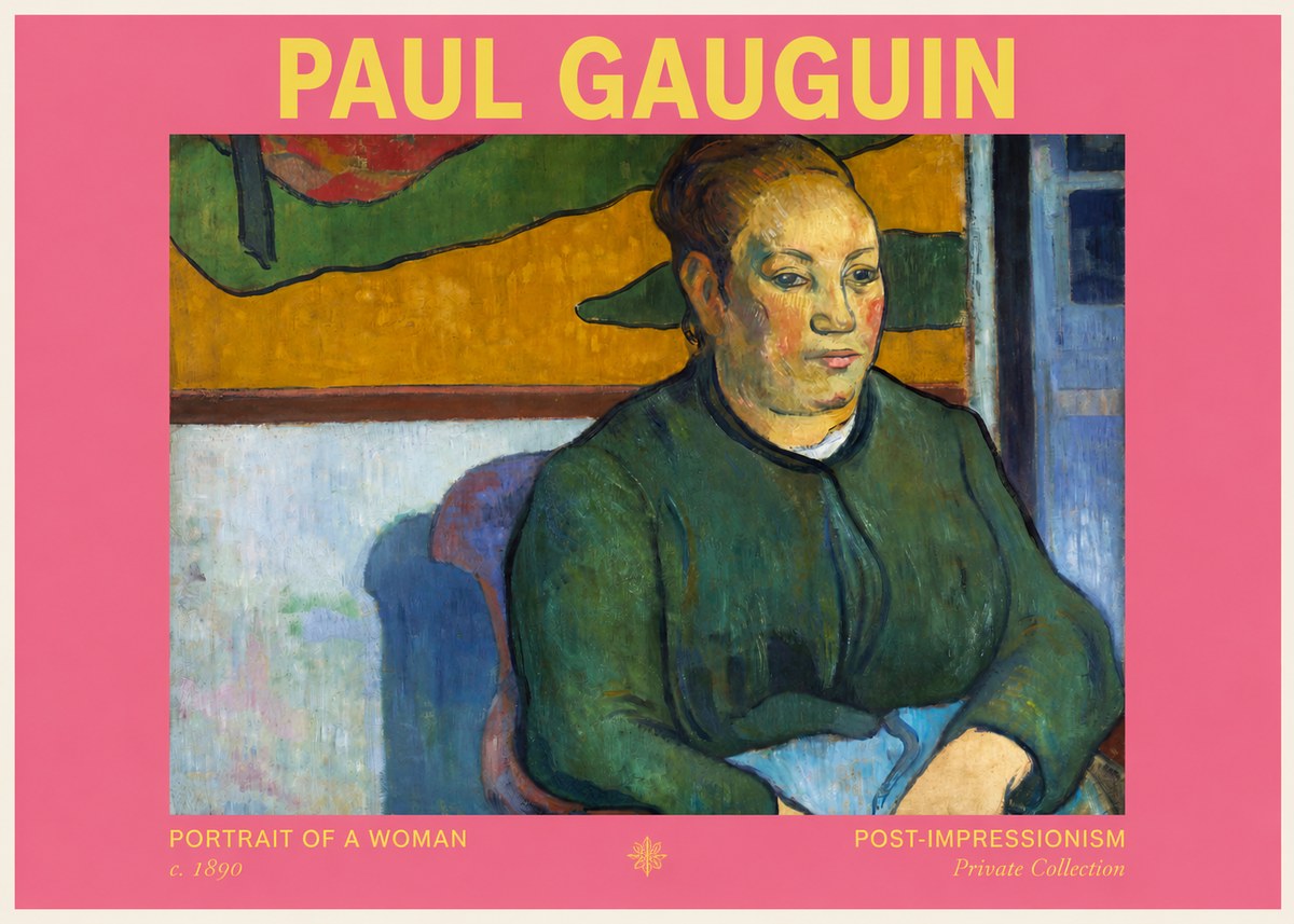 Paul Gauguin Portrait of a Woman No2 - Poster